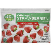 SUN HARVEST Strawberries, Organic, 40 Ounce