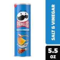 Pringles Potato Crisps Chips, Salt and Vinegar, 5.5 Ounce