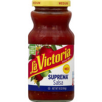 La Victoria Salsa, Suprema, Medium, 16 Ounce