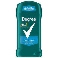Degree Antiperspirant Deodorant, 48H, Cool Rush, 2.7 Ounce
