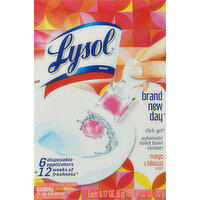 Lysol Automatic Toilet Bowl Cleaner, Mango & Hibiscus Scent, 6 Each