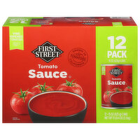 First Street Sauce, Tomato, 12 Pack, 12 Each