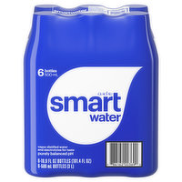 Smartwater Distilled Water, Vapor, 6 Each