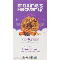 Maxine's Heavenly Cookies, Super Soft, Oatmeal Raisin, Cinnamon, 7.2 Ounce