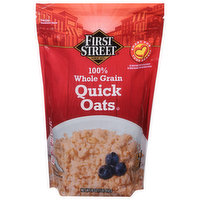 First Street Quick Oats, 100% Whole Grain, 16 Ounce