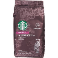 Starbucks Coffee, 100% Arabica, Ground, Dark Roast, Sumatra, 18 Ounce