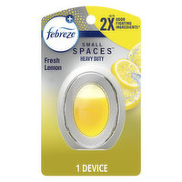 Febreze Small Spaces Air Freshener Heavy Duty Fresh Lemon, .25 oz., 0.25 Ounce