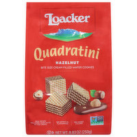 Loacker Wafer Cookies, Hazelnut, Bite Size, 8.82 Ounce