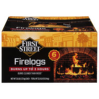 First Street Firelogs, 6 Each