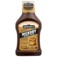 KC Masterpiece Barbecue Sauce, Hickory Brown Sugar, Kettle Cooked, 18 Ounce
