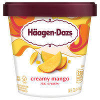 Haagen-Dazs Ice Cream, Creamy Mango, 14 Fluid ounce