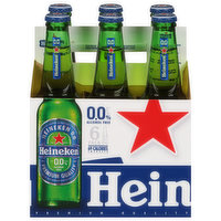 Heineken Beer, Alcohol Free, 6 Pack, 67.2 Ounce