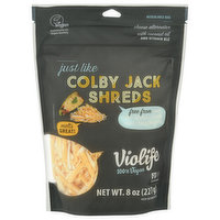 Violife Cheese Alternative, Colby Jack Shreds, 8 Ounce