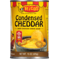 Ricos Cheese Sauce, Condensed Cheddar, Aged, 15 Ounce