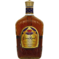 Crown Royal Whisky, Blended Canadian, Fine De Luxe, 1.75 Litre