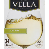 Peter Vella Vineyards Wine, Chablis, 5000 Millilitre