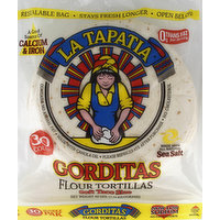 La Tapatia Tortillas, Flour, Gorditas, Soft Taco Size, 30 Each