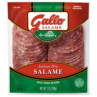 Gallo Salame Gallo Salame® Deli Thin Sliced Italian Dry Salami Lunch Meat, 7 oz, 7 Ounce