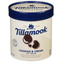 Tillamook Ice Cream, Cookies & Cream, 48 Ounce
