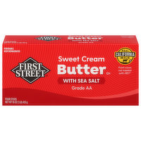 First Street Butter, with Sea Salt, Sweet Cream, 16 Ounce