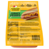 Foster Farms Franks, Turkey, 48 Ounce