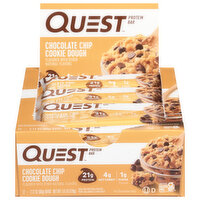 Quest Protein Bar, Chocolate Chip Cookie Dough, 12 Each