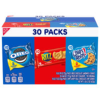 Nabisco Cookies/Crackers, Assorted, 30 Packs, 30 Each