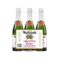 Martinelli's Sparkling Cider, 25.4 oz Bottles, 76.2 Ounce