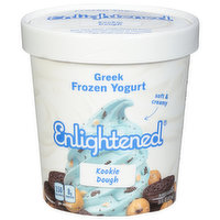 Enlightened Frozen Yogurt, Greek, Kookie Dough, 16 Ounce