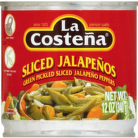 La Costena Jalapenos, Sliced, 12 Ounce