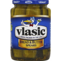 Vlasic Bread & Butter Spears, Mildy Sweet, 24 Ounce