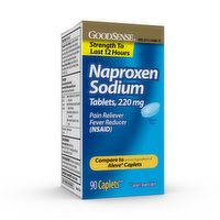 GoodSense Naproxen Sodium 220mg Caplet, 90 Each