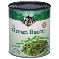 First Street Green Beans, Cut, 102 Ounce