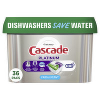 Cascade Cascade Platinum + Oxi Dishwasher Pods, 36 Count, 36 Each