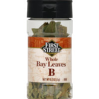 First Street Bay Leaves, Whole, 0.2 Ounce