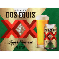 Dos Equis Beer, Lager Especial, 12 Each