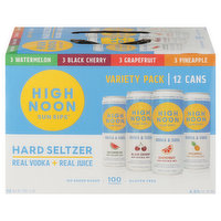 High Noon Hard Seltzer, Variety Pack, 12 Each