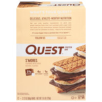 Quest Protein Bar, S'mores, 12 Each