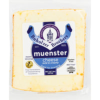 Buholzer Brothers Cheese, Muenster, Mild & Creamy, 8 Ounce