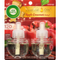 Air Wick Scented Oil Refills, Apple Cinnamon Medley, 2 Each