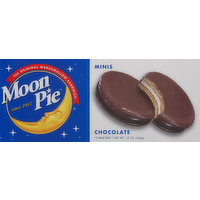 Moon Pie Marshmallow Sandwich, Chocolate, Minis, 12 Each