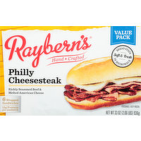 Raybern's Sandwiches, Philly Cheesesteak, Value Pack, 6 Each