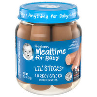 Gerber Turkey Sticks, Lil' Sticks, Crawler (10+ Months), 2.5 Ounce