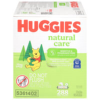 Huggies Wipes, Fragrance Free, Sensitive, 288 Each