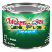 Chicken of the Sea Tuna, Light, Chunk, 66.5 Ounce