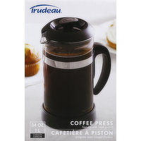 Trudeau Coffee Press, Handle with Heat Guard, 34 Ounces, 1 Each