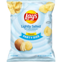 Lay's Potato Chips, Lightly Salted, Classic, Party Size, 12.5 Ounce