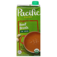 Pacific Foods Beef Broth, Organic, 32 Ounce