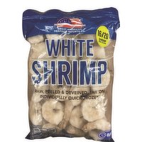 White Shrimp 16/20 Raw Tail-On, 2 Pound