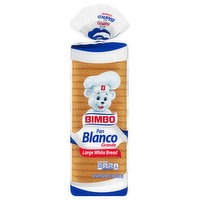 Bimbo Bread, White, Large, 24 Ounce